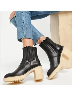 Free People James Leather Chelsea Boot